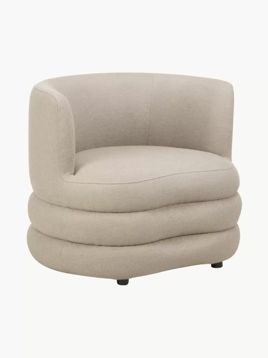 Sessel-Westwing Collection Designer Bouclé-Sessel Solomon Bouclé Beige