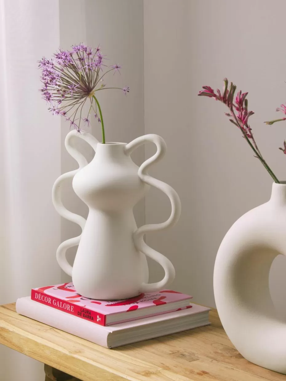 Vasen-Westwing Collection Design-Vase Luvi in organischer Form, H 32 cm