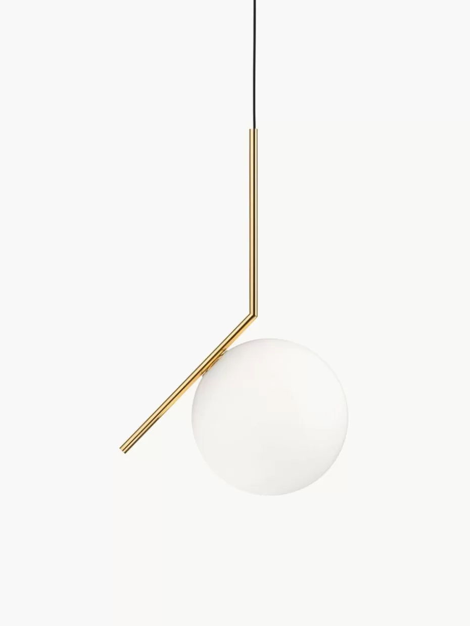 Pendelleuchten-Flos Dimmbare Glaskugel-Pendelleuchte IC, mundgeblasen