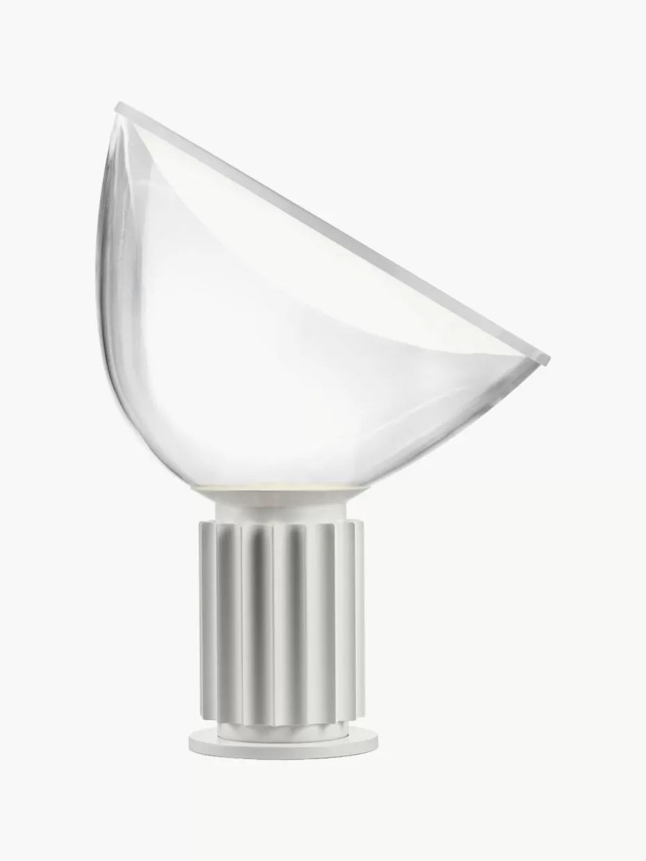 Led-Tischleuchten-Flos Dimmbare LED-Tischlampe Taccia aus Glas, mundgeblasen