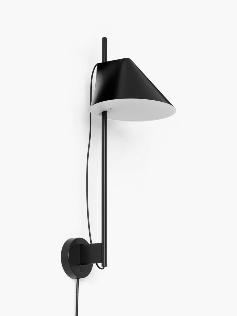 Led-Wandleuchten-Louis Poulsen Dimmbare LED-Wandleuchte Yuh mit Timerfunktion Schwarz