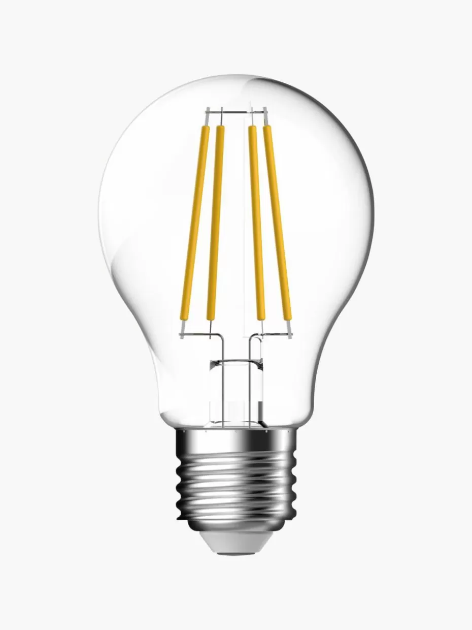 Leuchtmittel-Westwing Dimmbares E27 Leuchtmittel, warmweiß, 8.6 Watt, 3 Stück Transparent