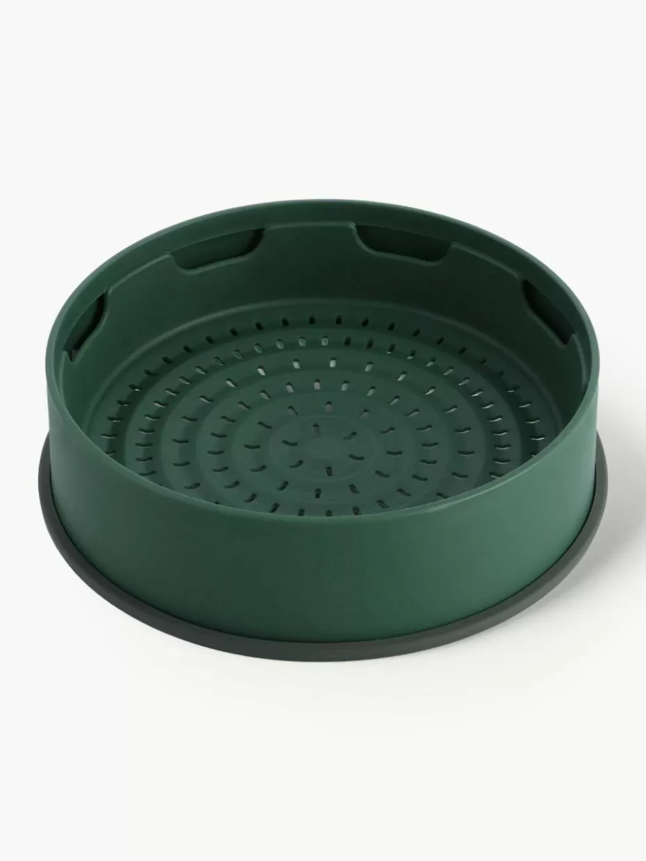 Küchenhelfer-GreenPan Dämpfeinsatz Steamy Dunkelgrün