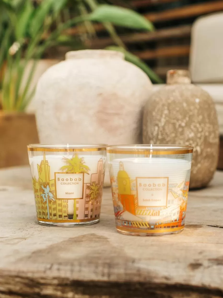 Duftkerzen-Baobab Duftkerze My First Miami () Salzblume, Strandkiefer & Zypresse