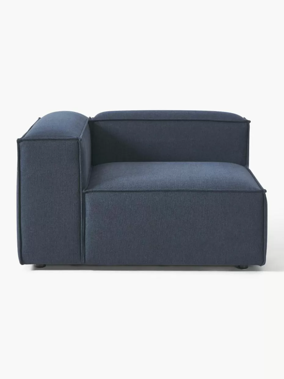 Sofas | Sofaserien-Westwing Collection Eckmodul Lennon Webstoff Dunkelblau