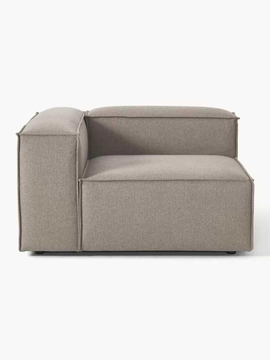 Sofas | Sofaserien-Westwing Collection Eckmodul Lennon Webstoff Taupe