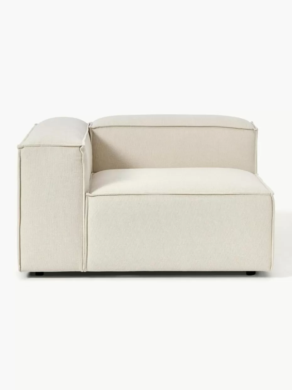 Sofas | Sofaserien-Westwing Collection Eckmodul Lennon Webstoff Off White