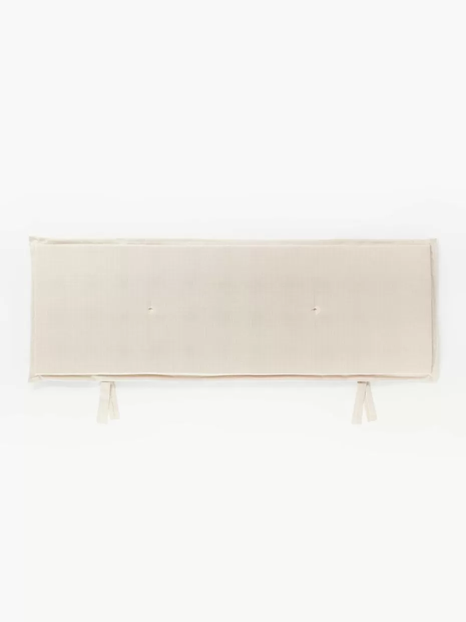 Sitzkissen & Auflagen-Westwing Collection Einfarbige Bankauflage Ortun Hellbeige