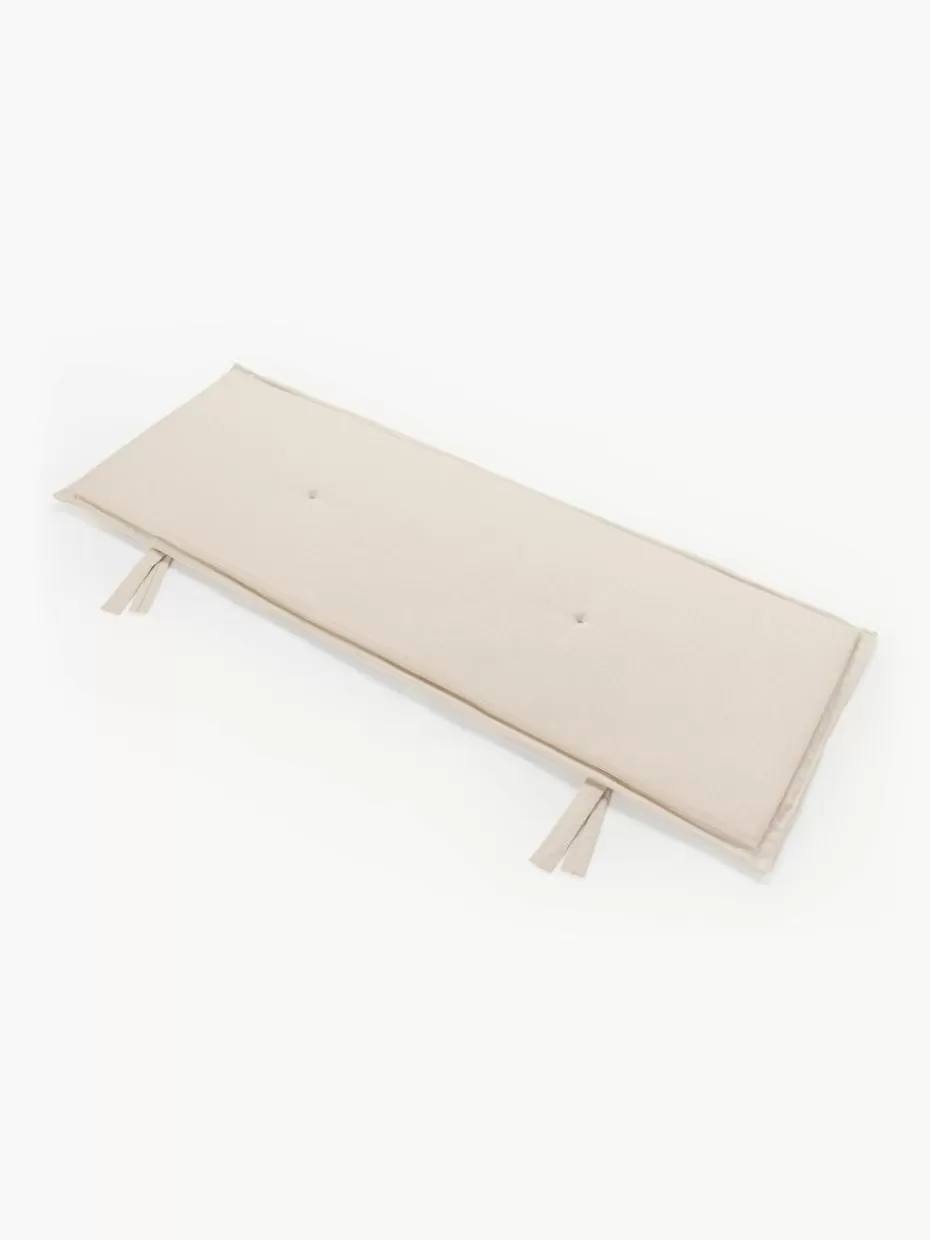 Sitzkissen & Auflagen-Westwing Collection Einfarbige Bankauflage Ortun Hellbeige