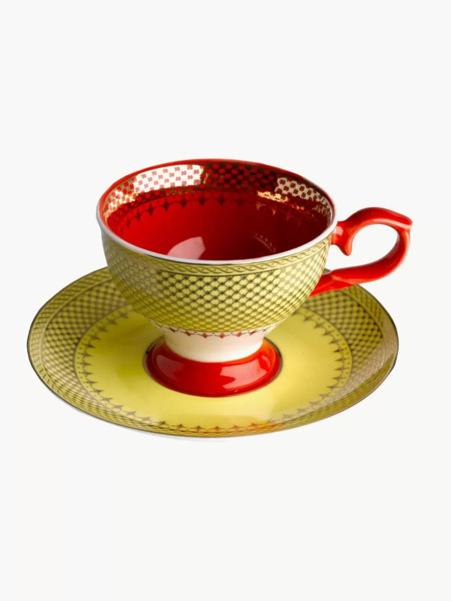 Tassen-Pols Potten Espressotassen Grandma mit Untertassen, 4er-Set