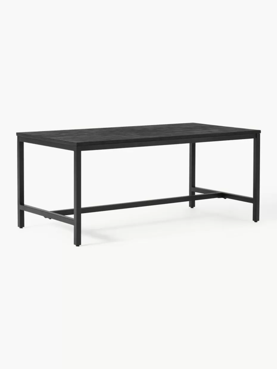 Esstische-Westwing Collection Esstisch Raw aus Mangoholz, 180 x 90 cm