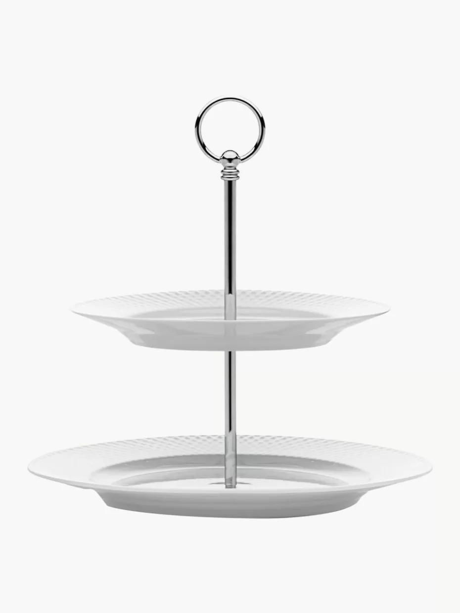 Weihnachtsbacken | Etageren & Tortenplatten-Lyngby Porcelaen Etagere Rhombe