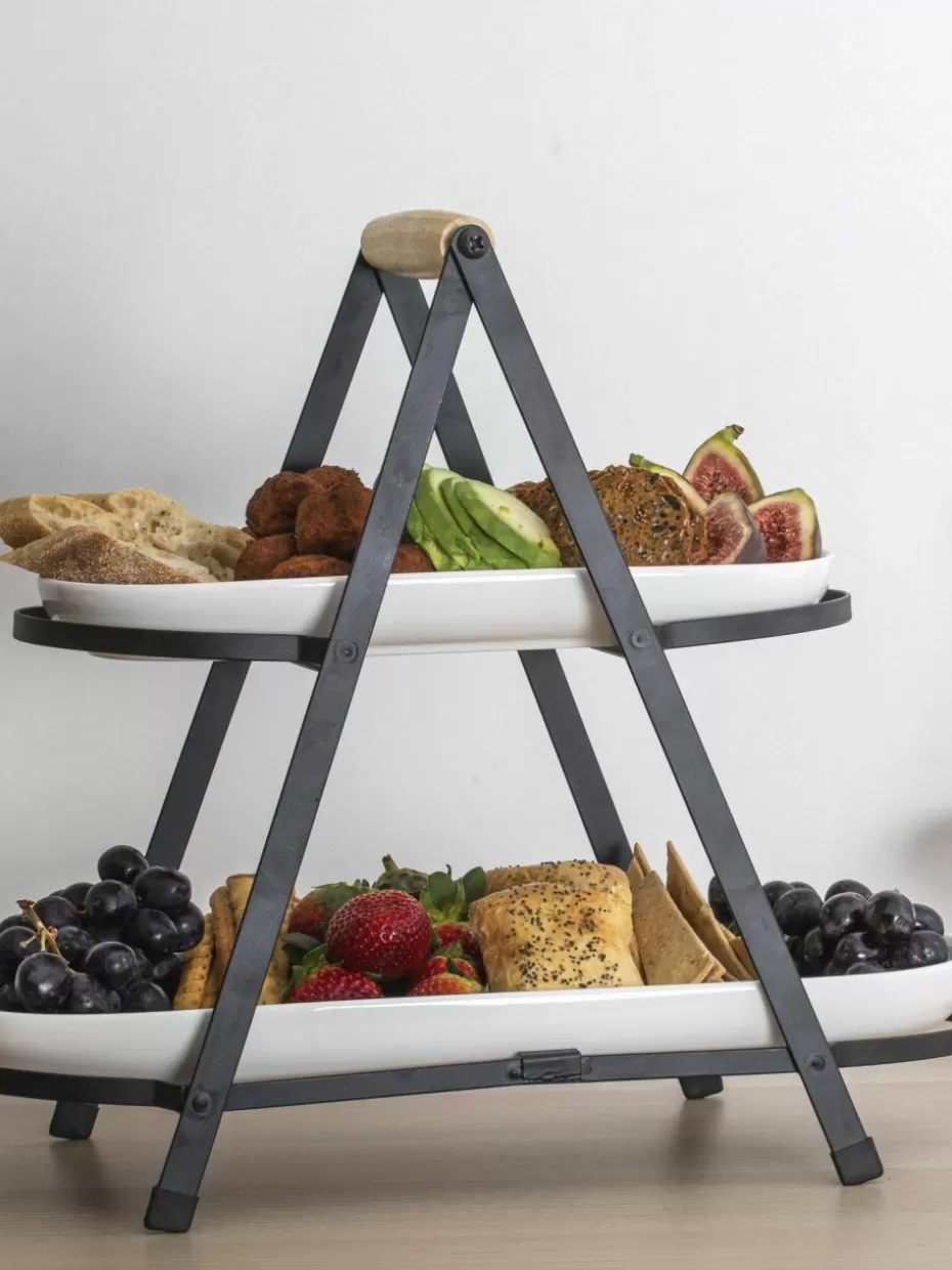 Etageren & Tortenplatten-Ladelle Etagere Serve & Share mit abnehmbaren Ablageflächen