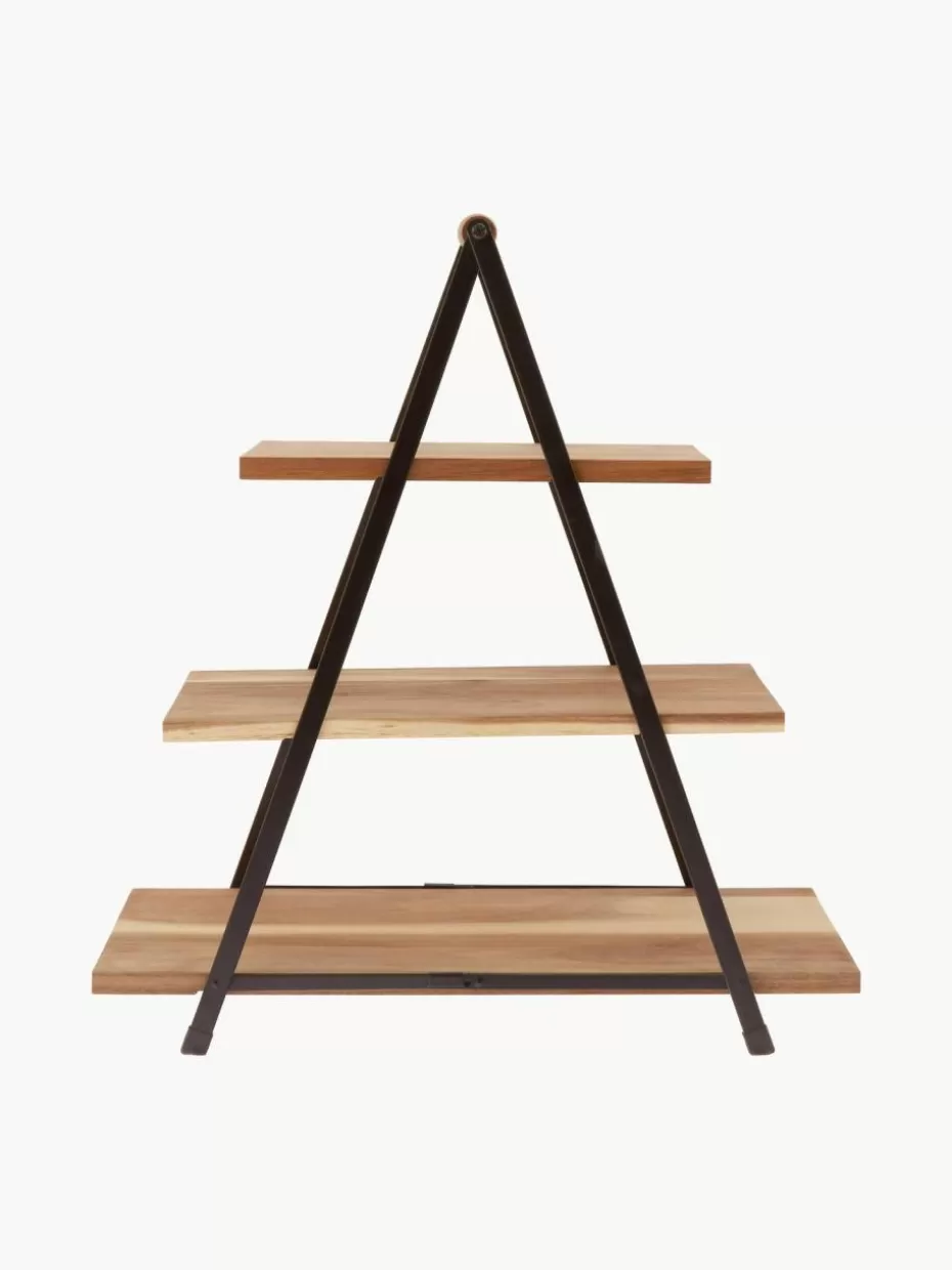 Etageren & Tortenplatten-Ladelle Etagere Serve mit Platten aus Akazienholz