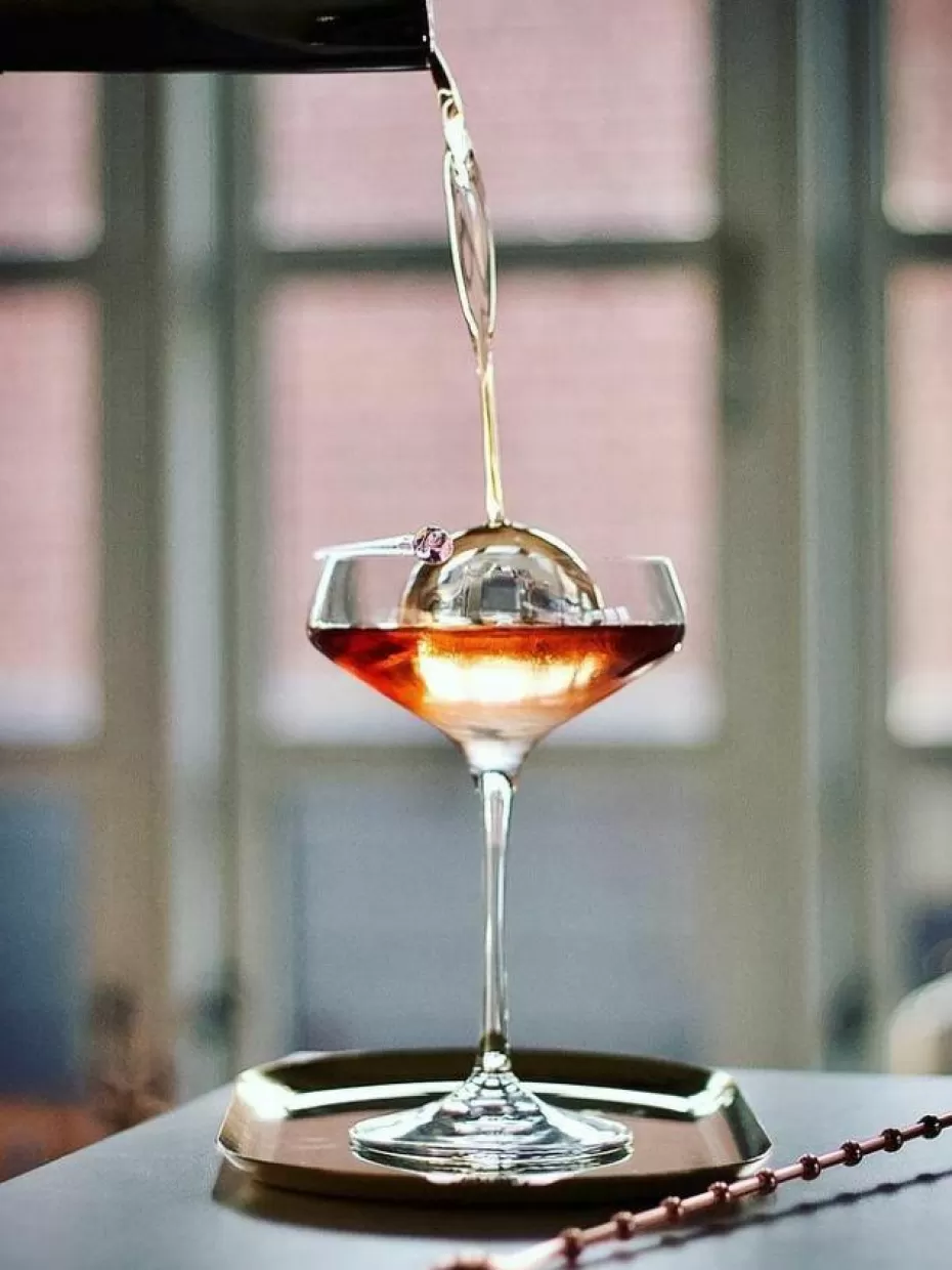 Champagner- & Sektgläser-RCR Filigrane Kristall-Champagnerschalen Aria, 6 Stück