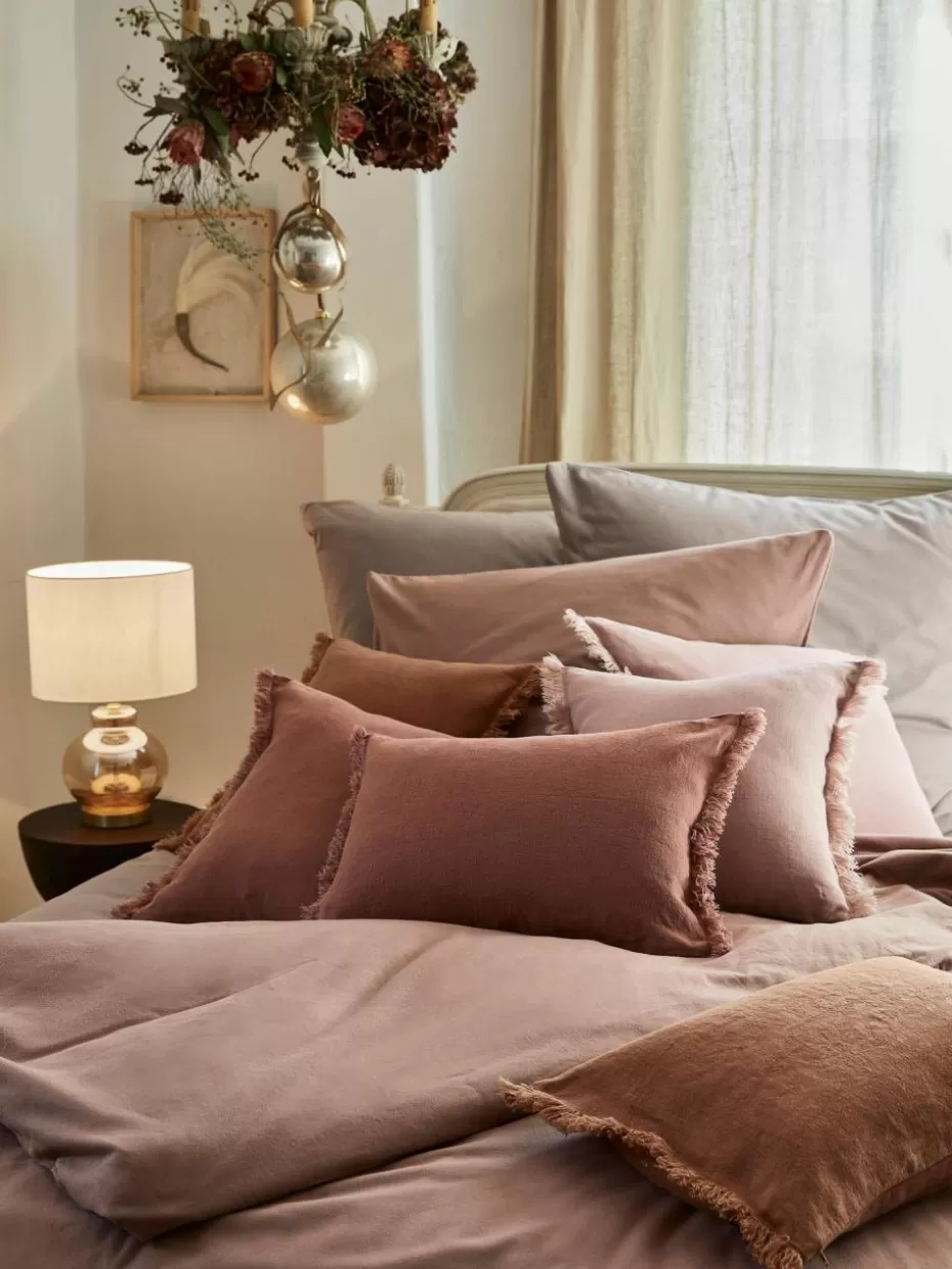 Bettwäsche-Westwing Collection Flanell-Bettdeckenbezug Biba Beige