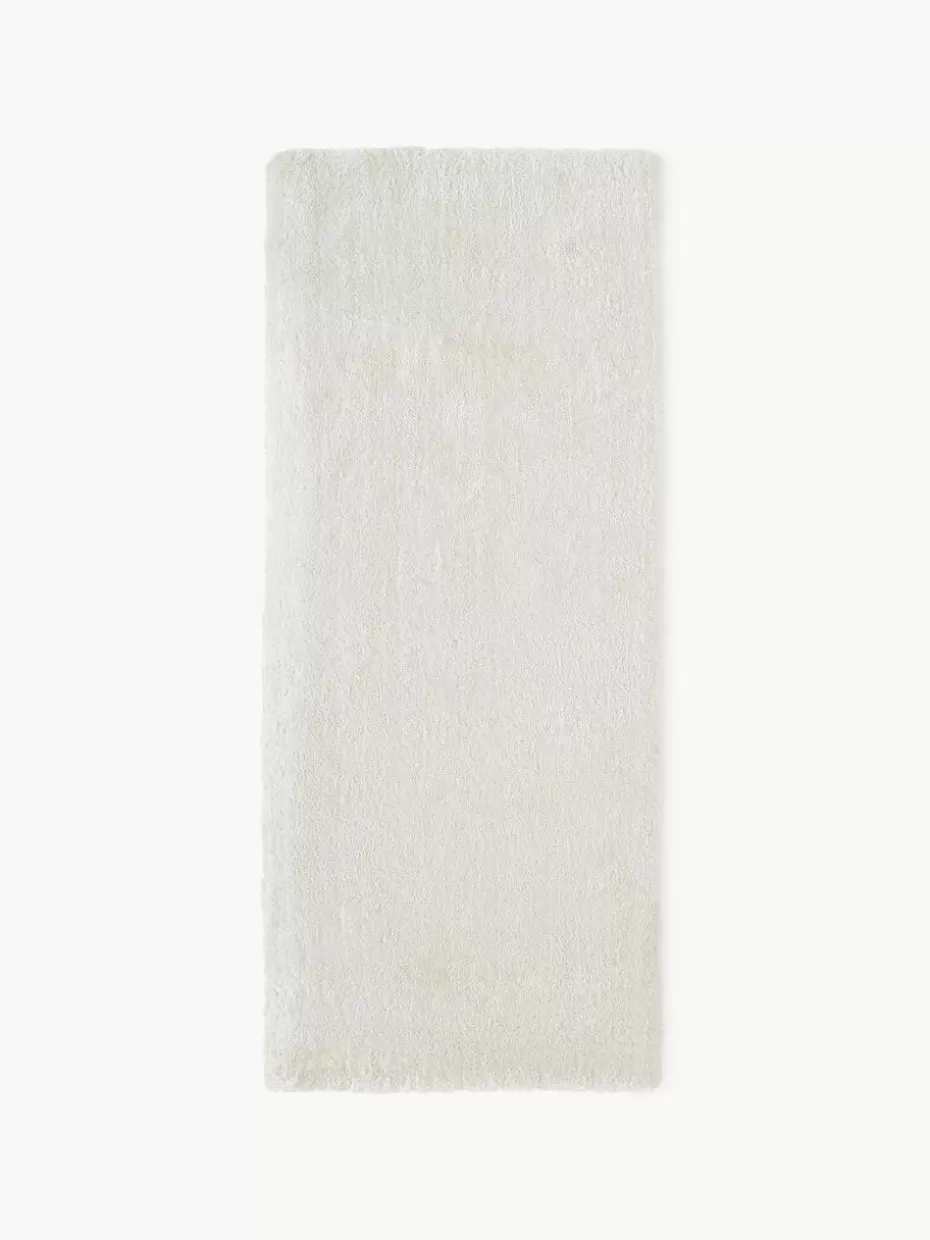 Läufer-Westwing Collection Flauschiger Hochflor-Läufer Leighton Off White