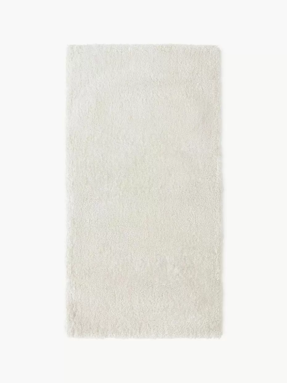 Rechteckige Teppiche-Westwing Collection Flauschiger Hochflor-Teppich Leighton Off White