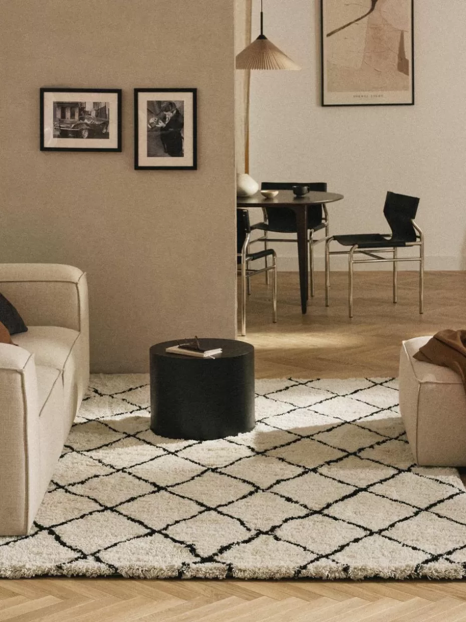 Rechteckige Teppiche-Westwing Collection Flauschiger Hochflor-Teppich Naima, handgetuftet