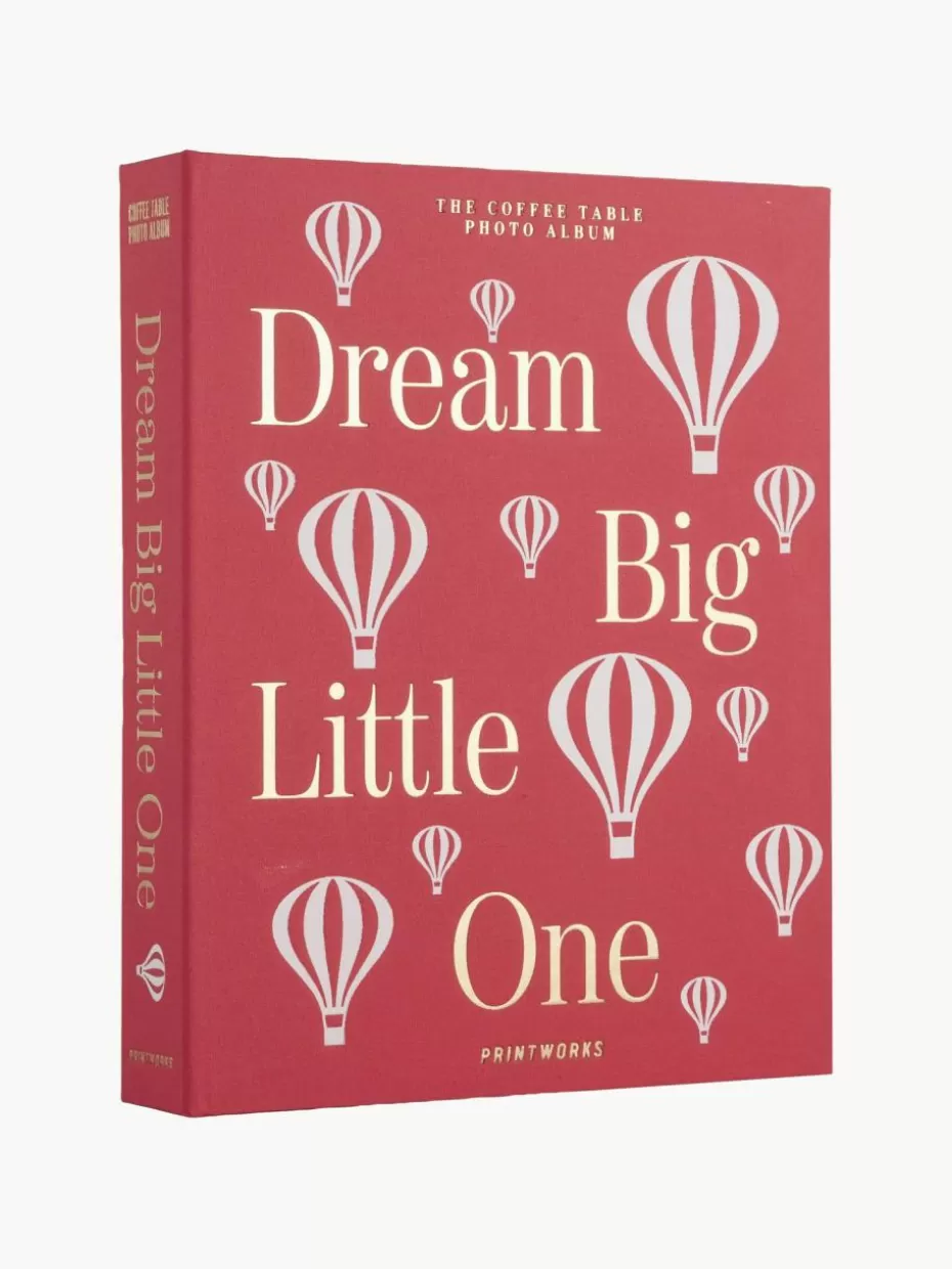 Spielzeug & Kuscheltiere-Printworks Fotoalbum Dream Big Little One Rot, Weiß, Goldfarben
