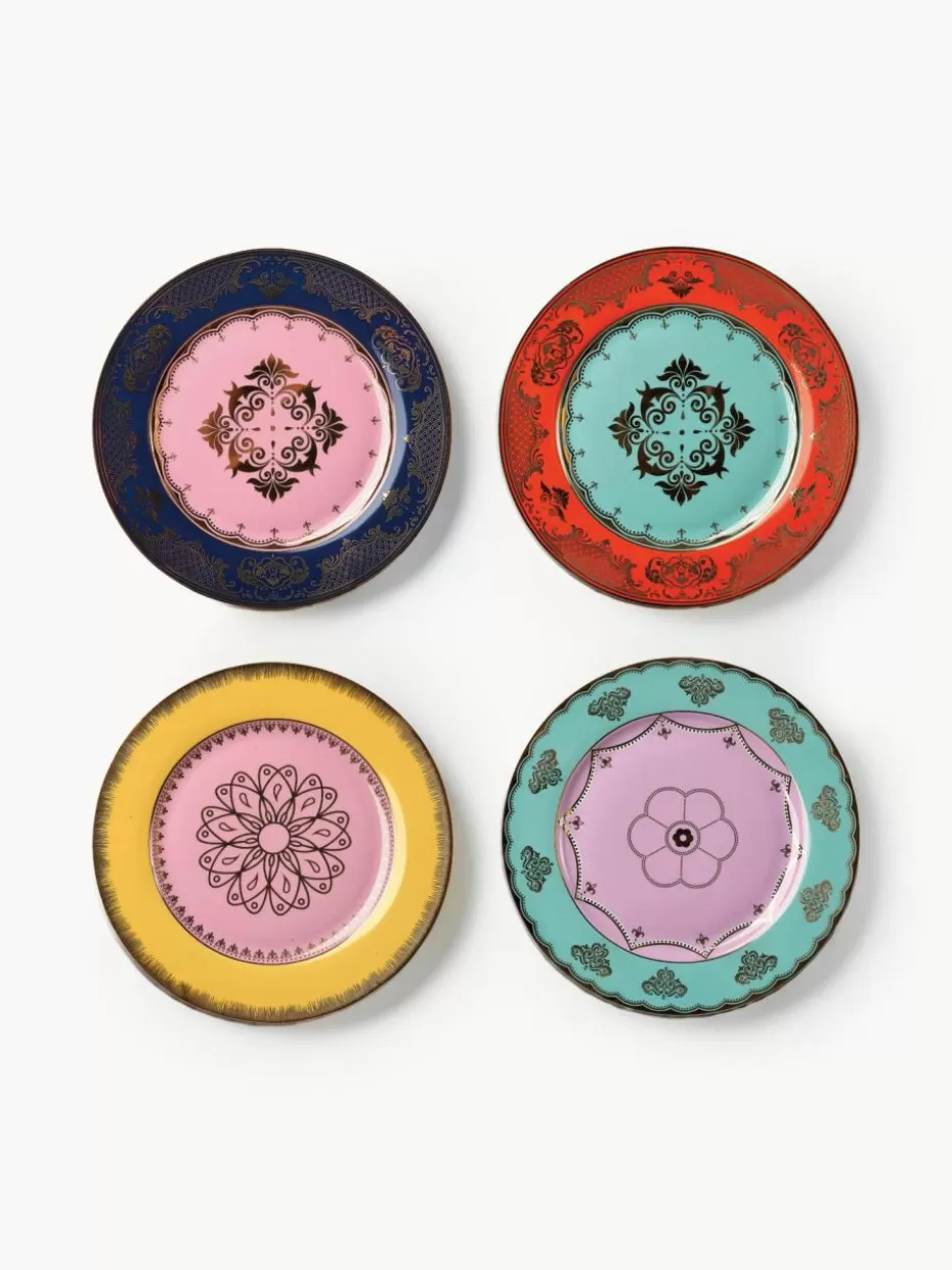 Teller-Pols Potten Frühstücksteller Grandpa, 4er-Set