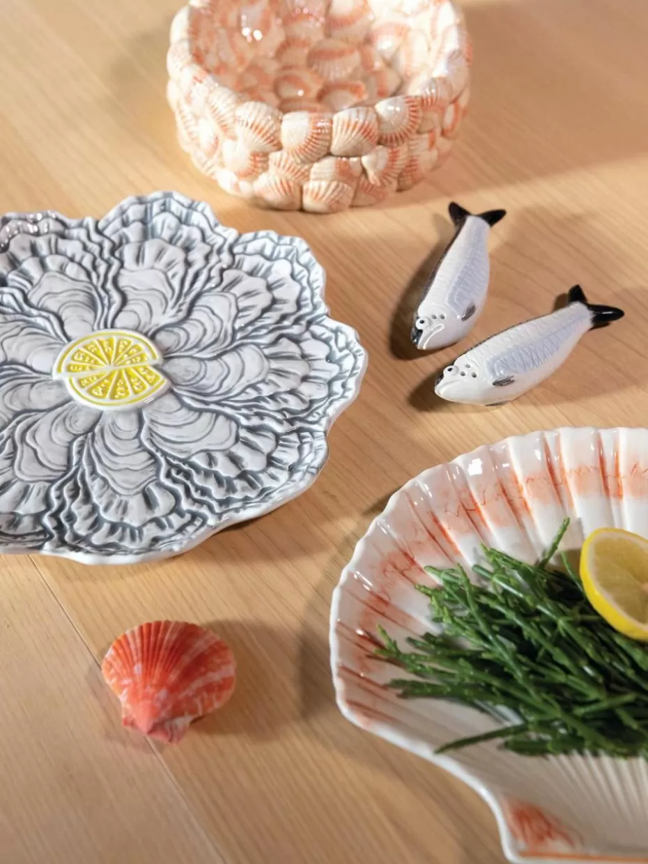 Teller-&k amsterdam Frühstücksteller Oyster aus Dolomit