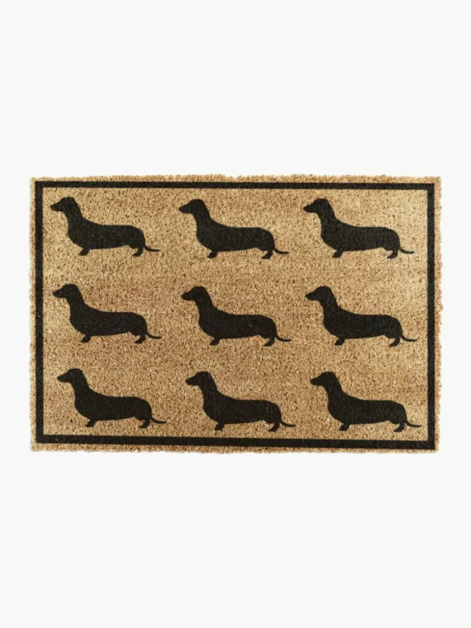 Fußmatten-Westwing Fußmatte Dachshund