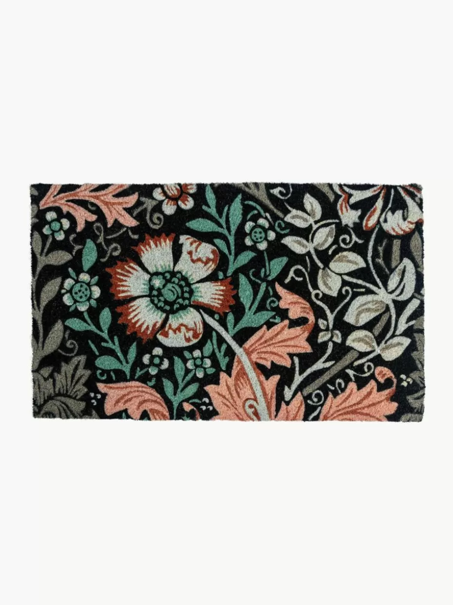 Fußmatten-Westwing Fußmatte Dianthus mit Blumenmotiv