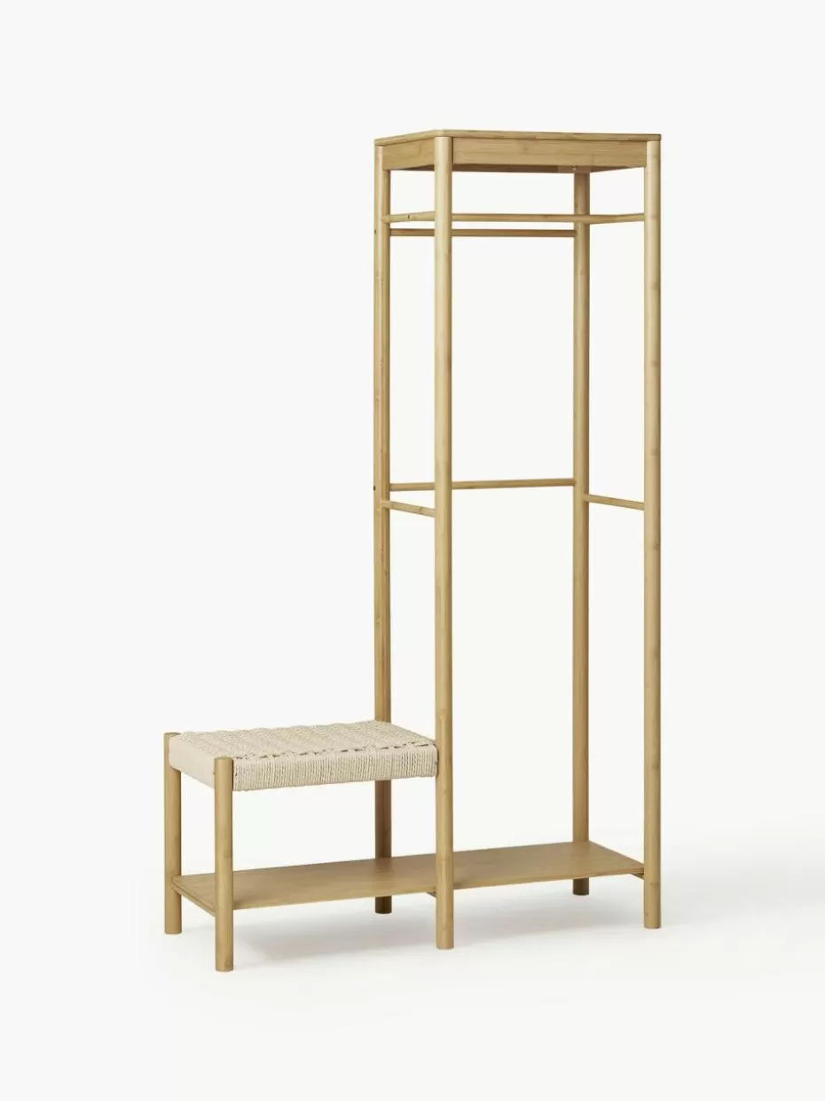 Garderoben-Westwing Garderobe Ember aus Bambusholz