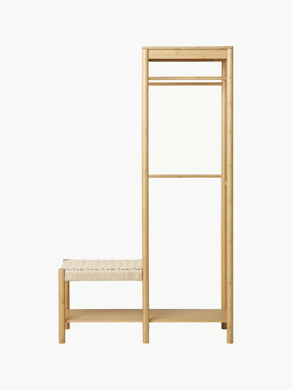 Garderoben-Westwing Garderobe Ember aus Bambusholz