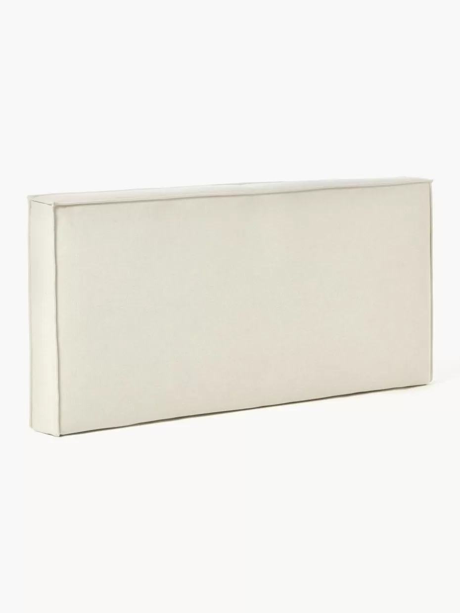 Betten-Westwing Collection Gepolstertes Kopfteil Kamila, zur Wandmontage Off White