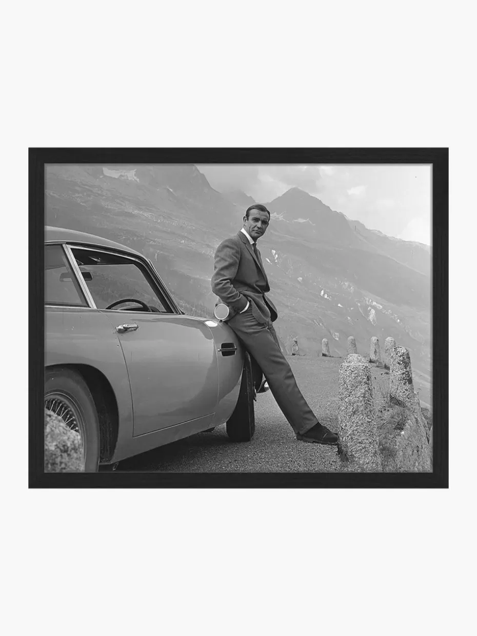 Bilder-Any Image Gerahmter Digitaldruck Sean Connery (James Bond)