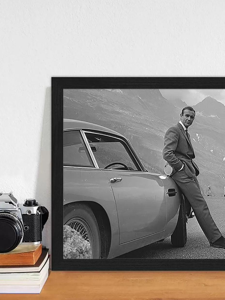 Bilder-Any Image Gerahmter Digitaldruck Sean Connery (James Bond)