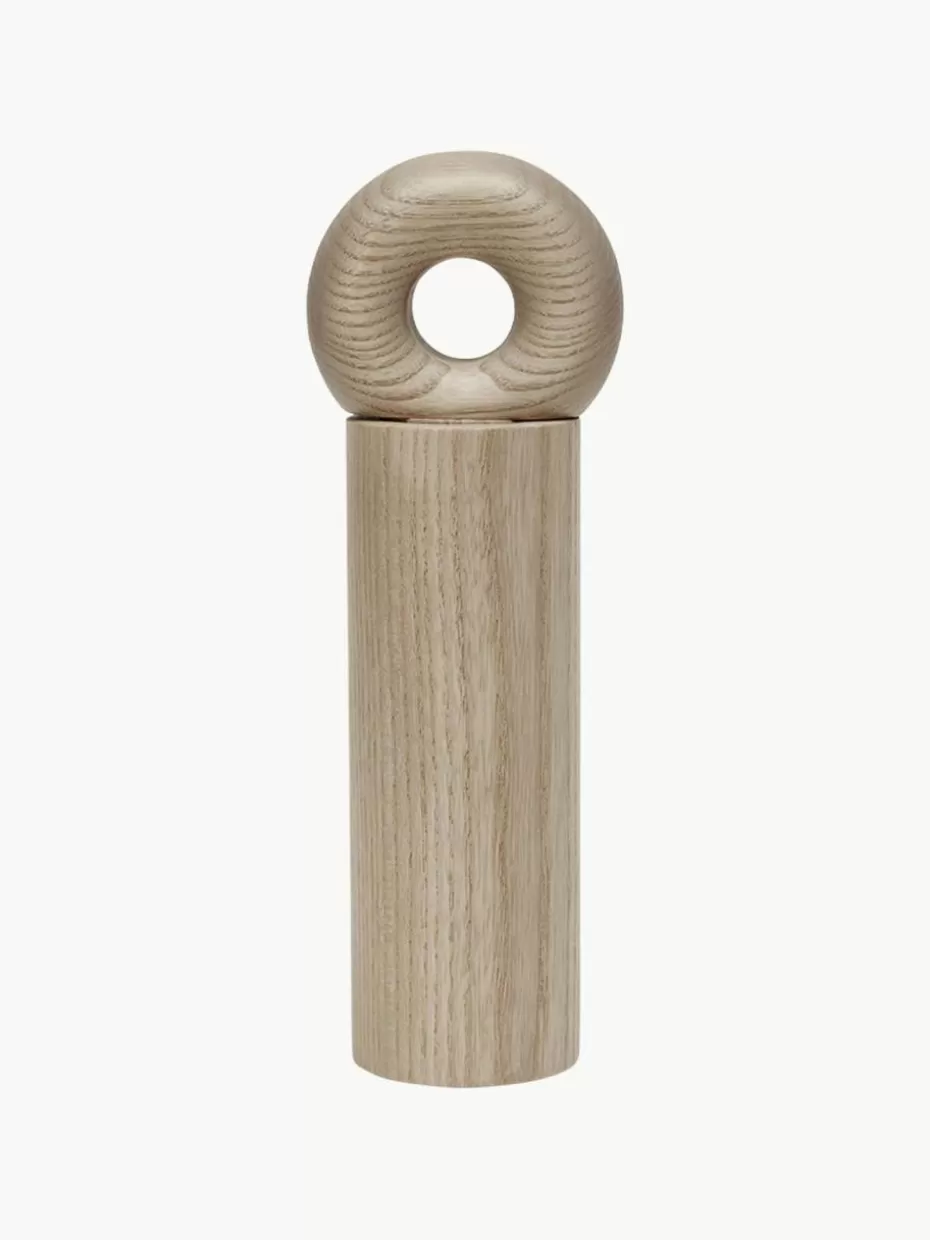 Gewürzmühlen-Oyoy Living Design Gewürzmühle Hoop Mill aus Eschenholz Eschenholz, hell lackiert