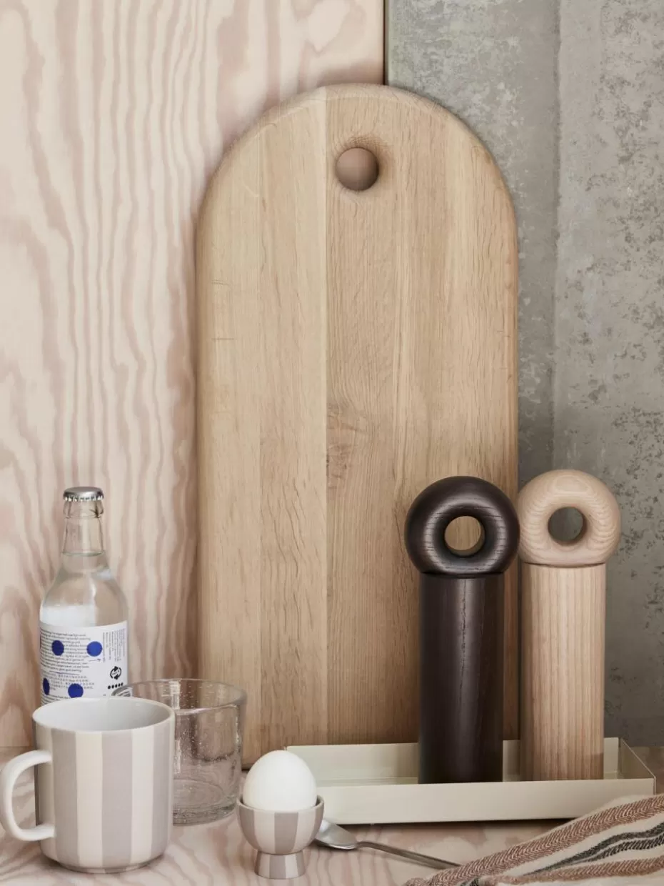 Gewürzmühlen-Oyoy Living Design Gewürzmühle Hoop Mill aus Eschenholz Eschenholz, hell lackiert