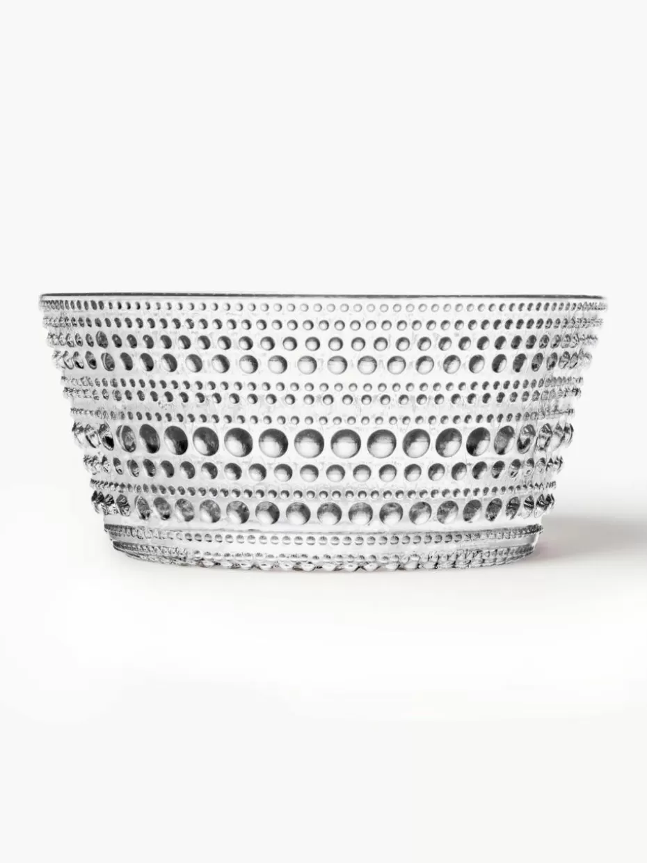 Schalen & Bowls-iittala Glas-Dipschälchen Kastehelmi Transparent