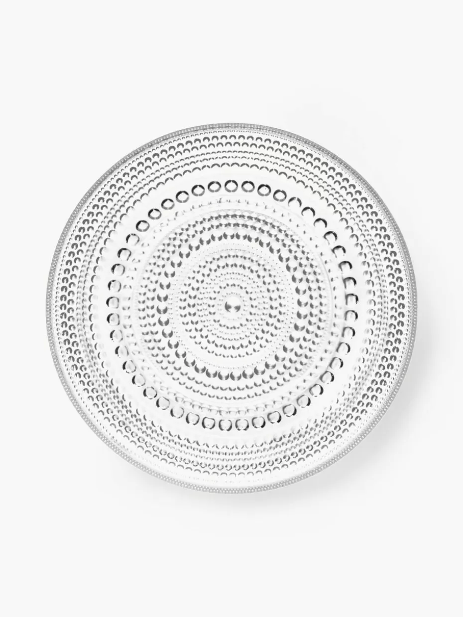 Teller-iittala Glas-Kuchenteller Kastehelmi Transparent