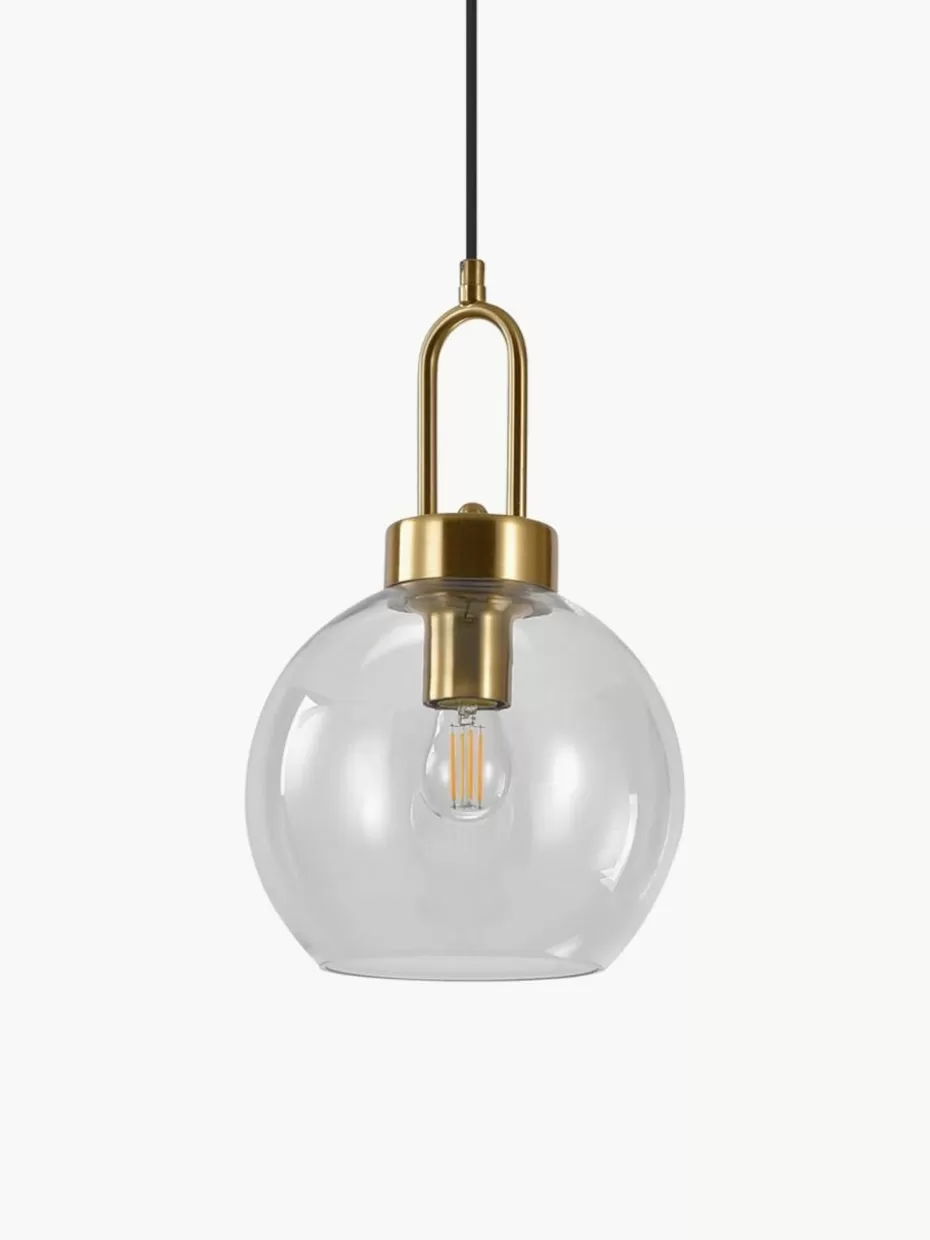 Pendelleuchten-Westwing Glaskugel-Pendelleuchte Luton Transparent, glänzend