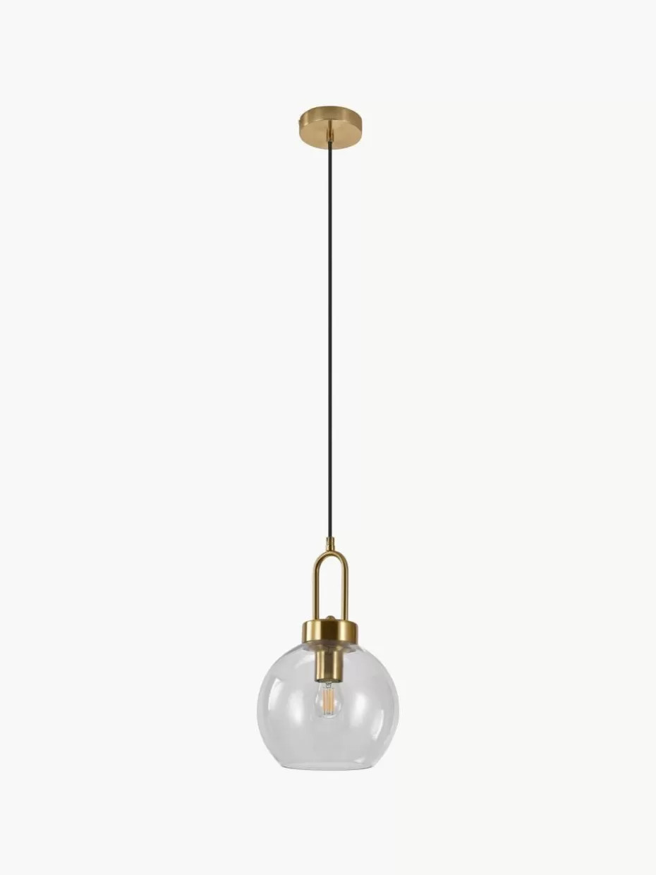 Pendelleuchten-Westwing Glaskugel-Pendelleuchte Luton Transparent, glänzend
