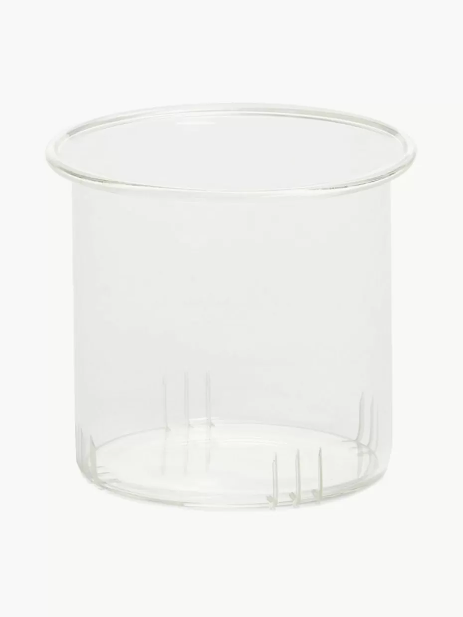 Kannen & Karaffen-Andrea House Glas-Teekanne Vintage mit Teesieb, 1 L