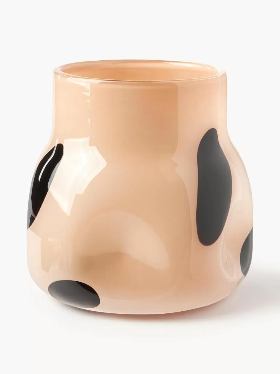 Vasen-Westwing Collection Glas-Vase Romilly, H 21 cm