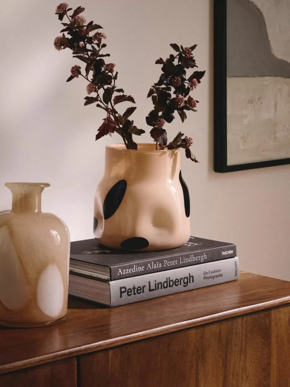 Vasen-Westwing Collection Glas-Vase Romilly, H 21 cm