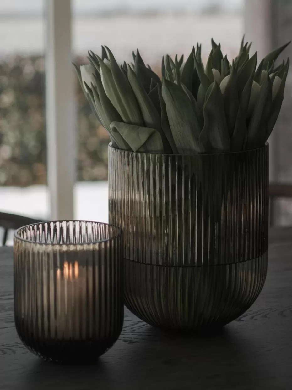 Vasen-DBKD Glas-Vase Simple Stripe, H 22 cm