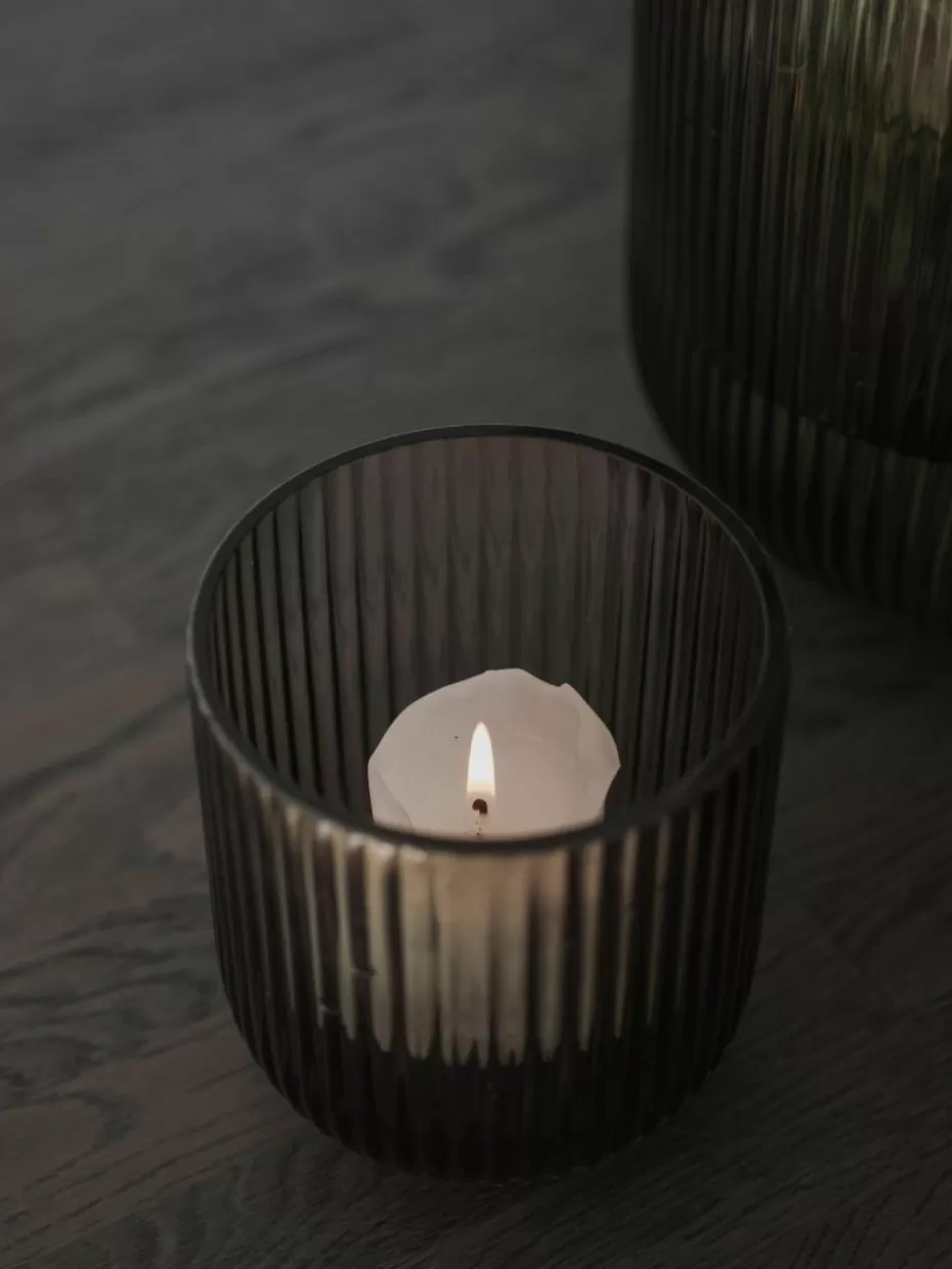 Vasen-DBKD Glas-Vase Simple Stripe, H 14 cm