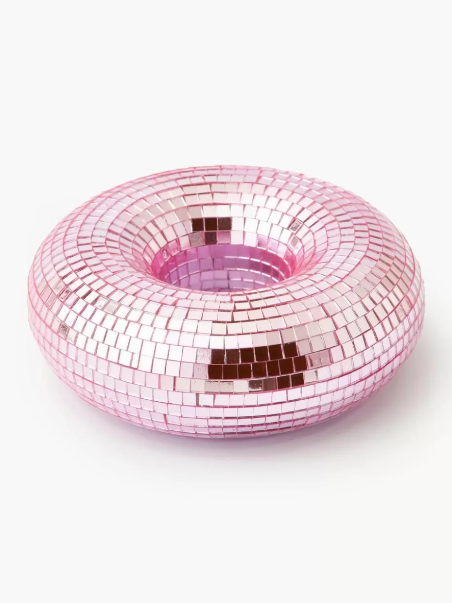 Glow-Up | Deko-Objekte-Westwing Collection Glitzerndes Deko-Objekt Disco Donut