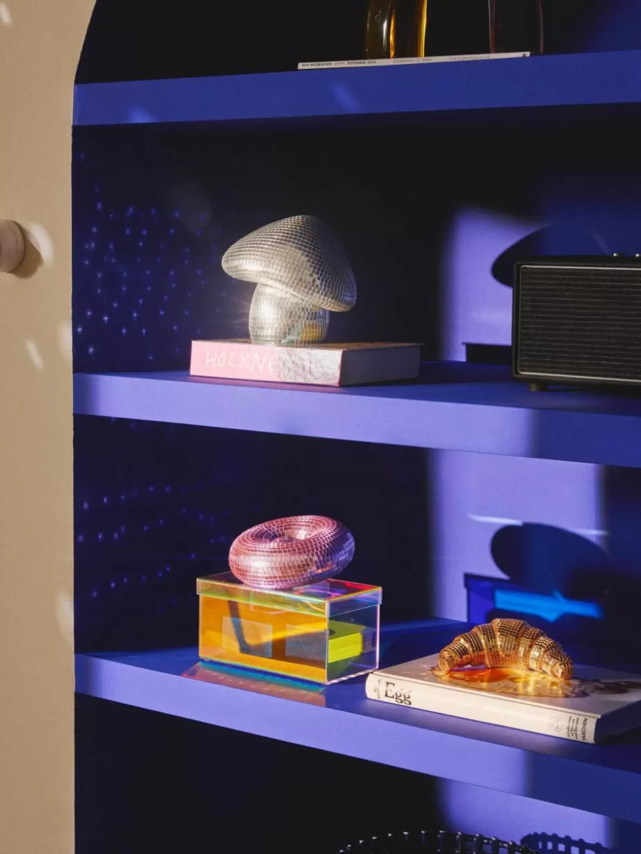 Glow-Up | Deko-Objekte-Westwing Collection Glitzerndes Deko-Objekt Disco Mushroom