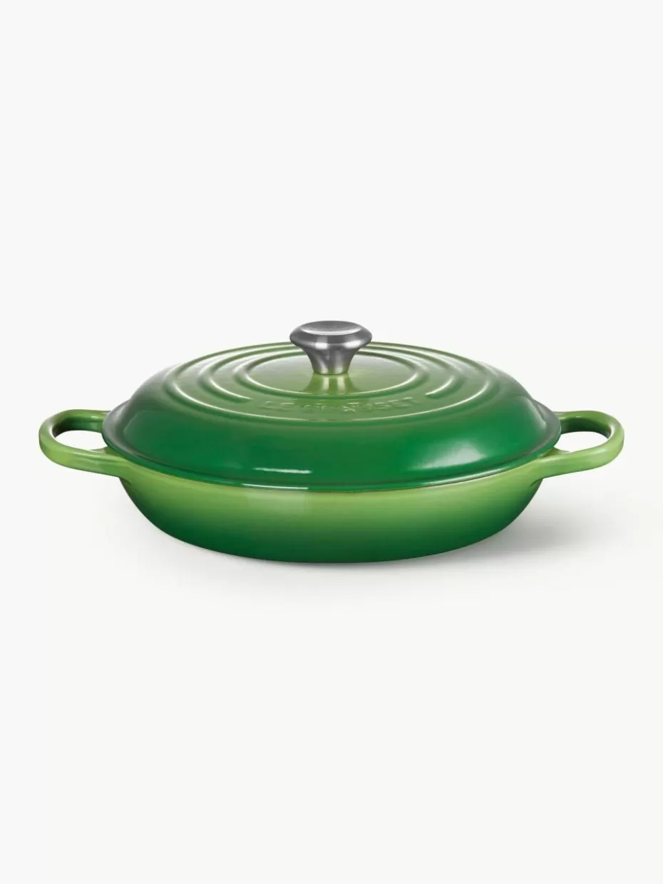 Töpfe-Le Creuset Gourmet-Profitopf Signature Collection aus Gusseisen Grüntöne, Silberfarben