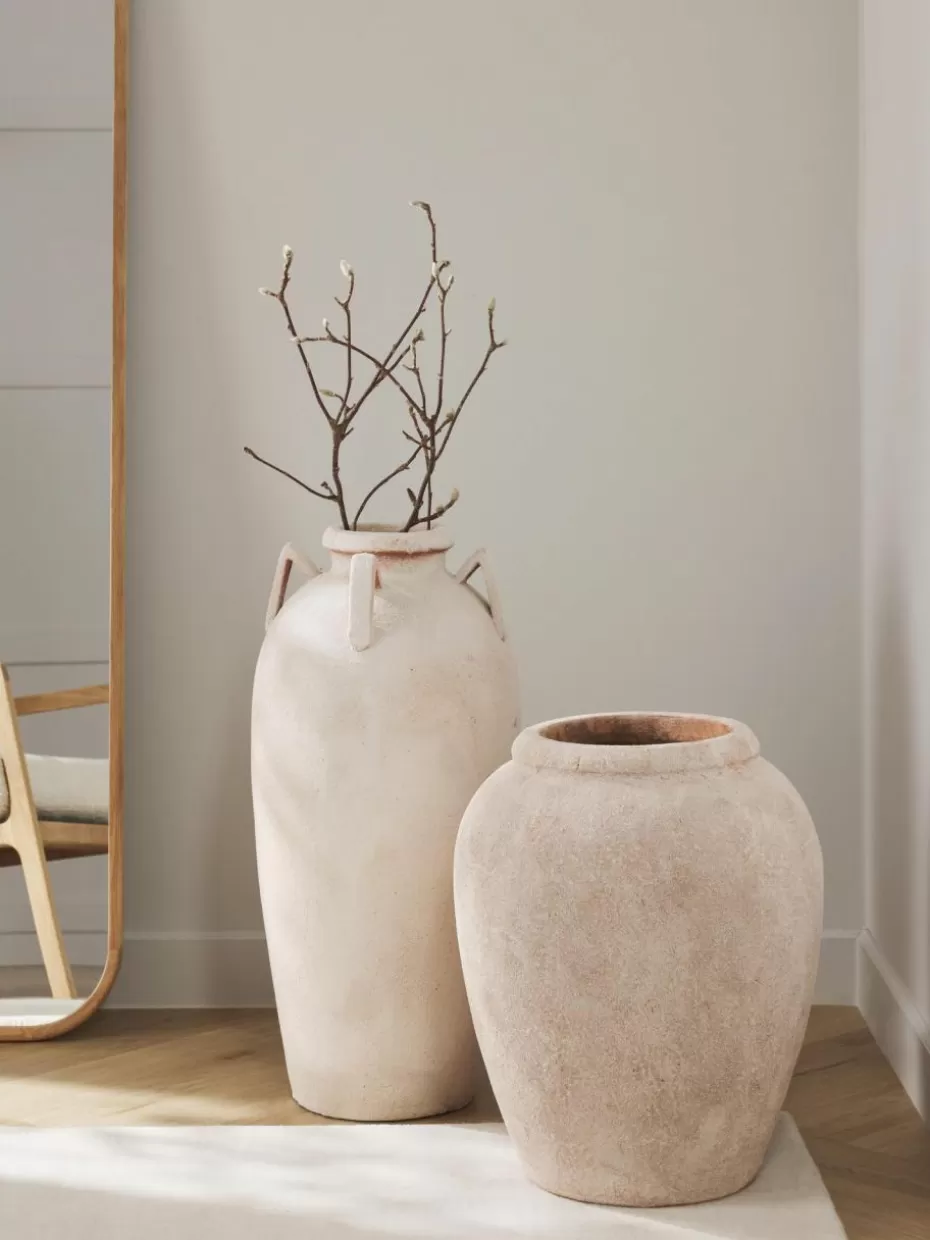 Vasen-Westwing Collection Große Bodenvase Leana mit Sand-Finish, H 50 cm