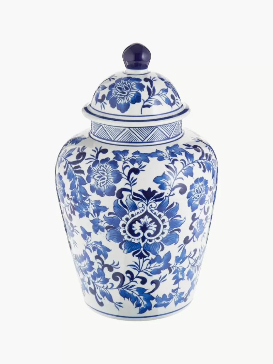 Vasen-Westwing Große Deckelvase Annabelle aus Porzellan, H 35 cm