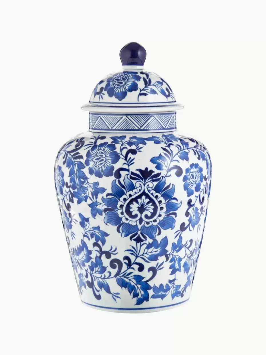 Vasen-Westwing Große Deckelvase Annabelle aus Porzellan, H 35 cm